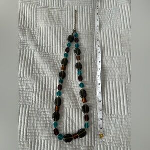 Elegant Multicolor Glass Necklace